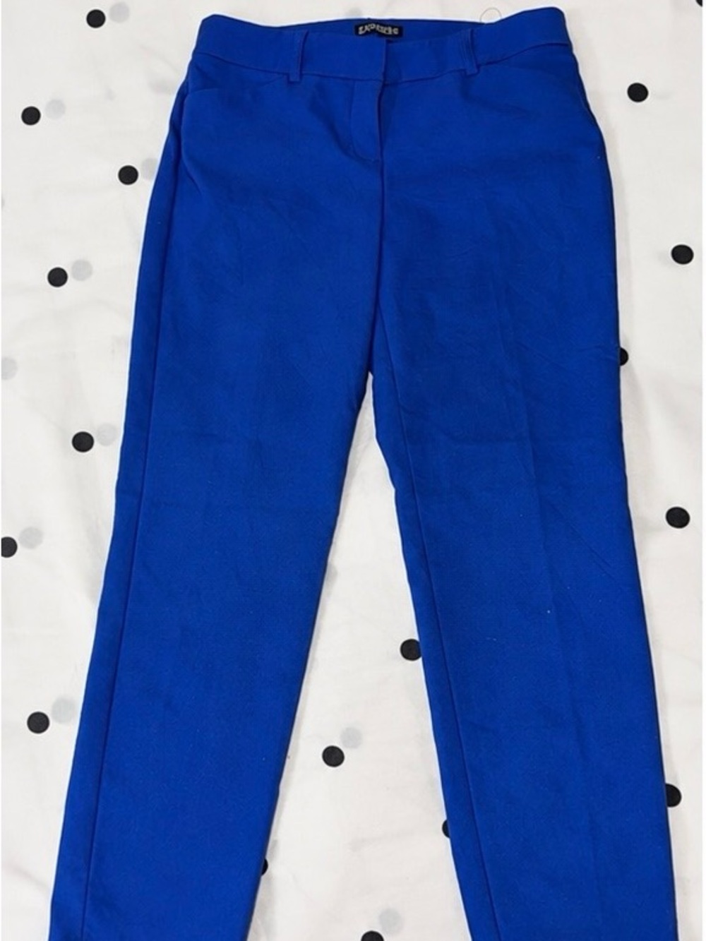 Express Cobalt Blue Slim Dress Pants Trousers Sz 2R Excellent Condition